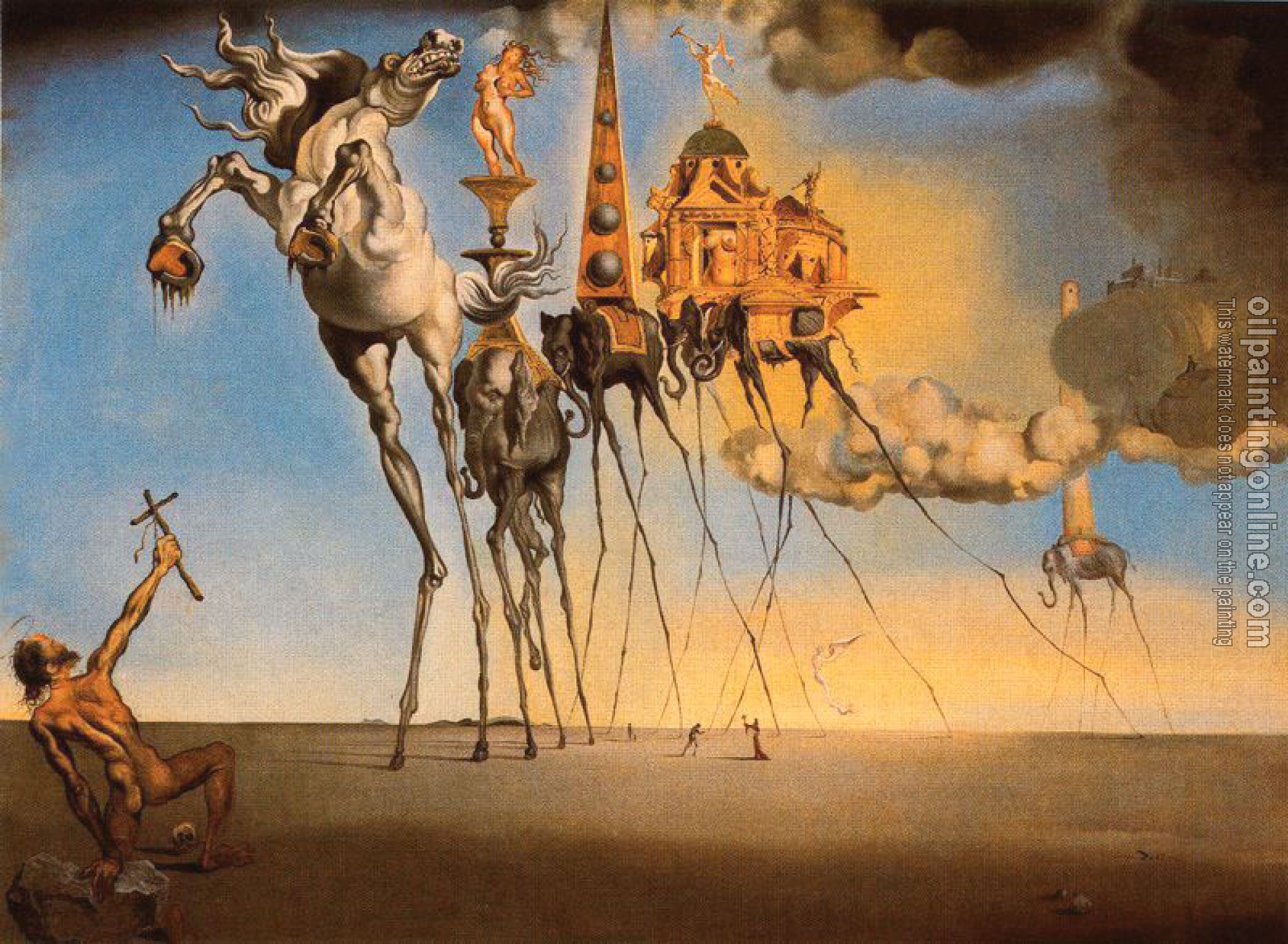 Dali, Salvador - The Temptation of St.Anthony